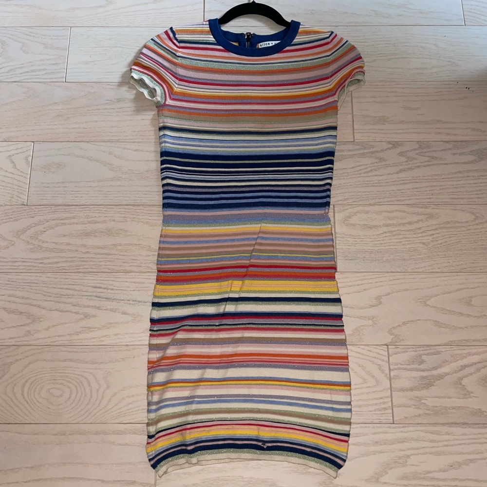 Alice & Olivia body on knit dress (XS)